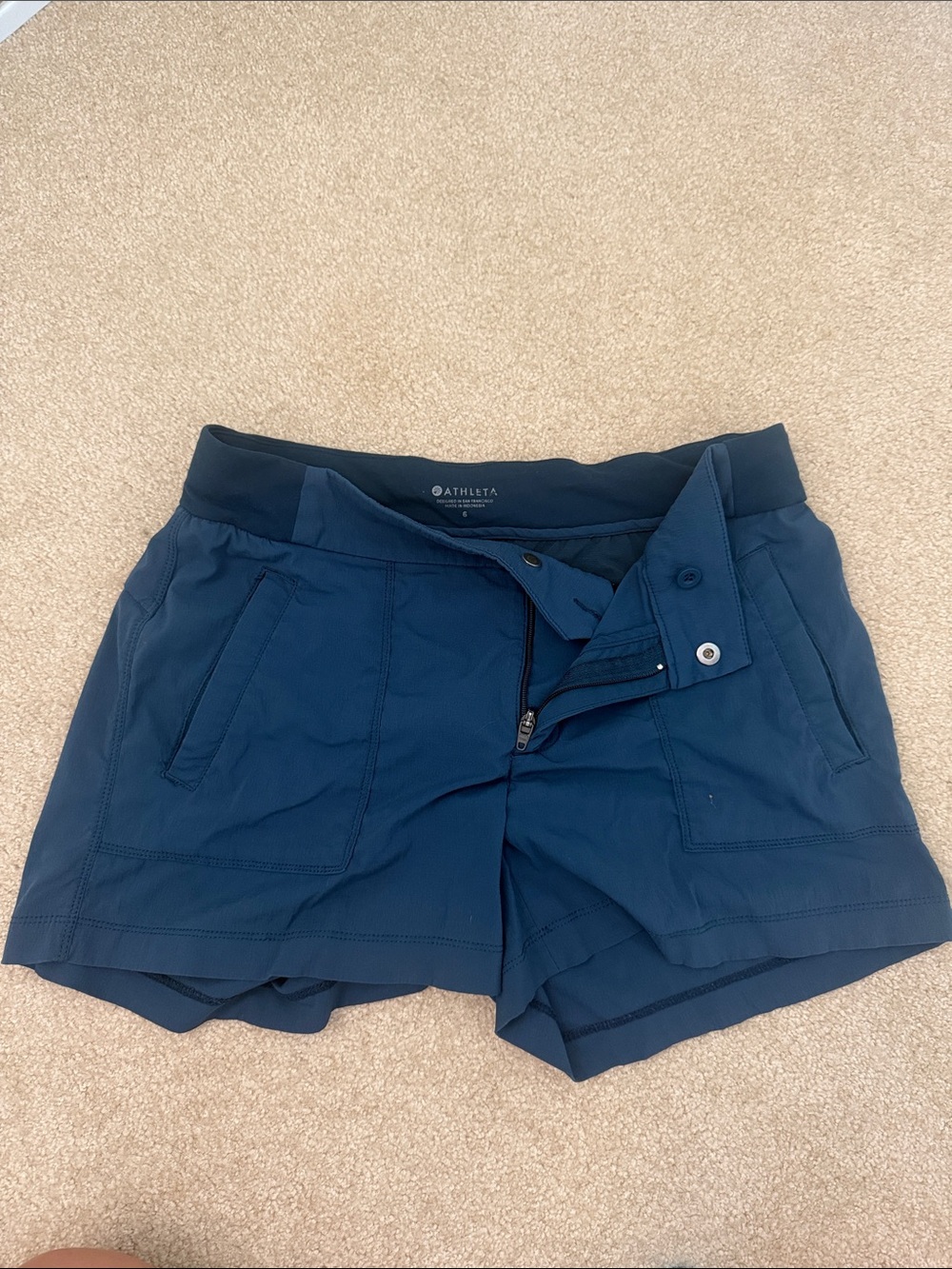 Athleta Women's Deep Navy Athletic Shorts